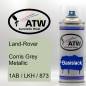 Preview: Land-Rover, Corris Grey Metallic, 1AB / LKH / 873: 400ml Sprühdose, von ATW Autoteile West.